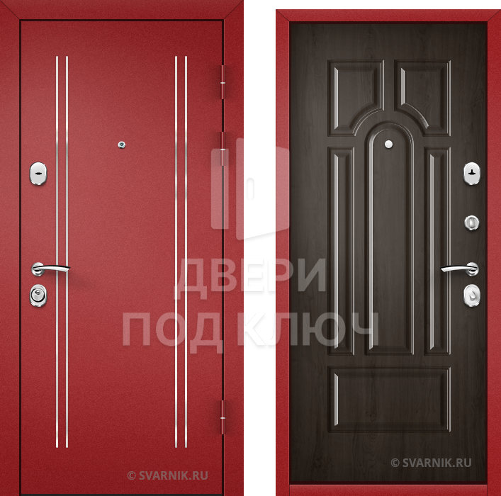 Входная готовая дверь для дома ДПК-2701
