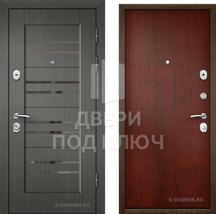 Готовая входная дверь в дом ДПК-2713