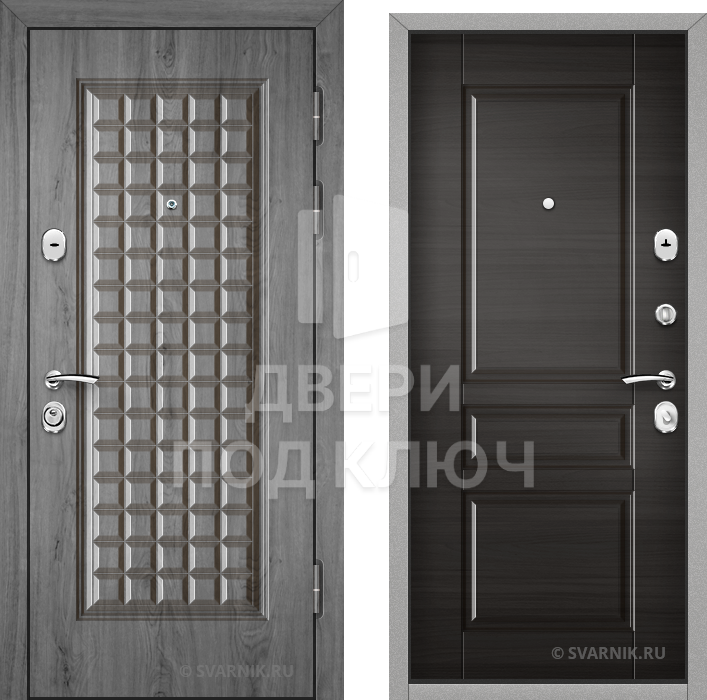 Входная дверь с замками Kale в офис ДПК-6708