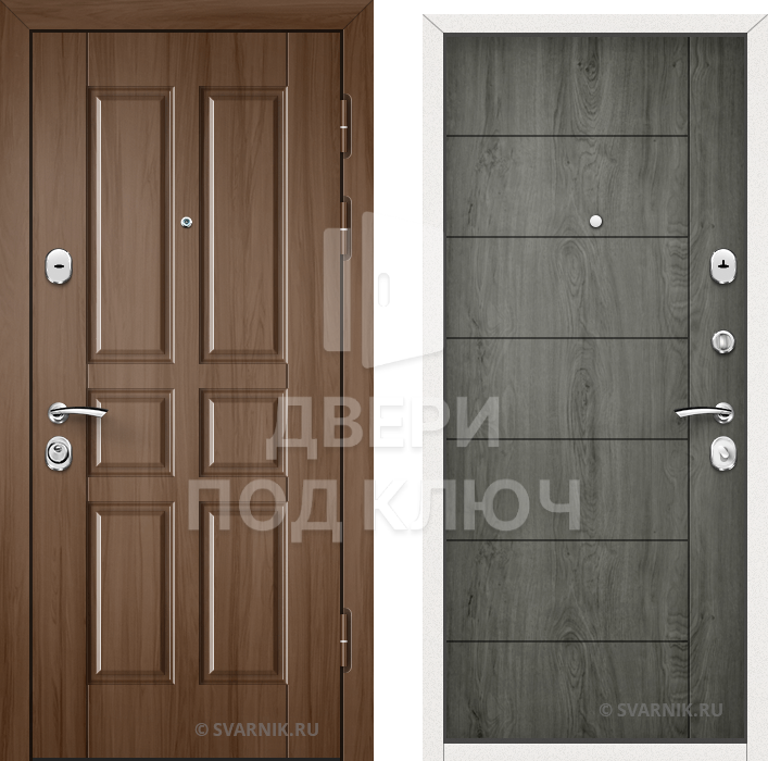 Утепленная входная дверь на дачу ДПК-10024
